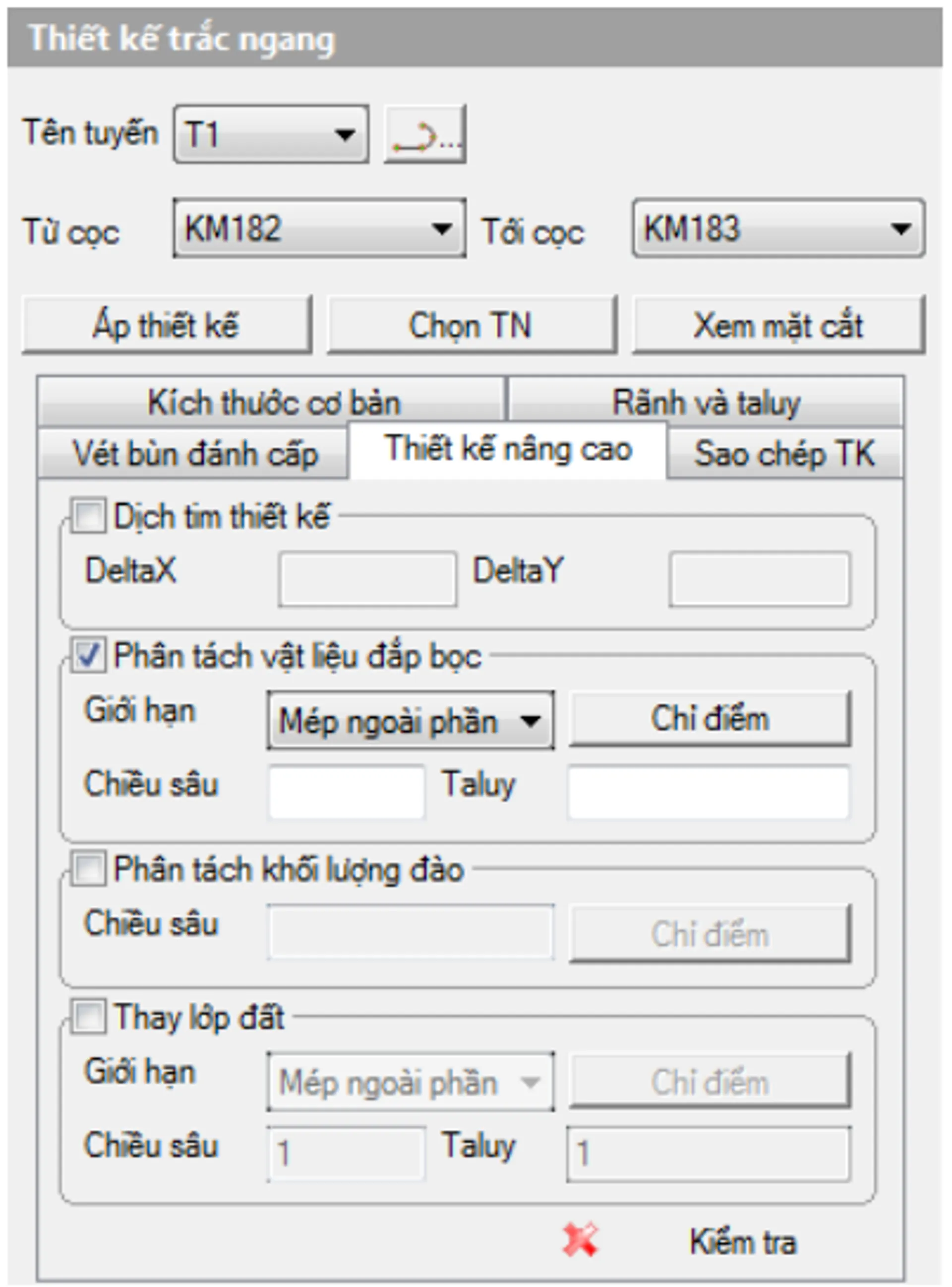 Thiết kế mặt cắt kênh mương thủy lợi