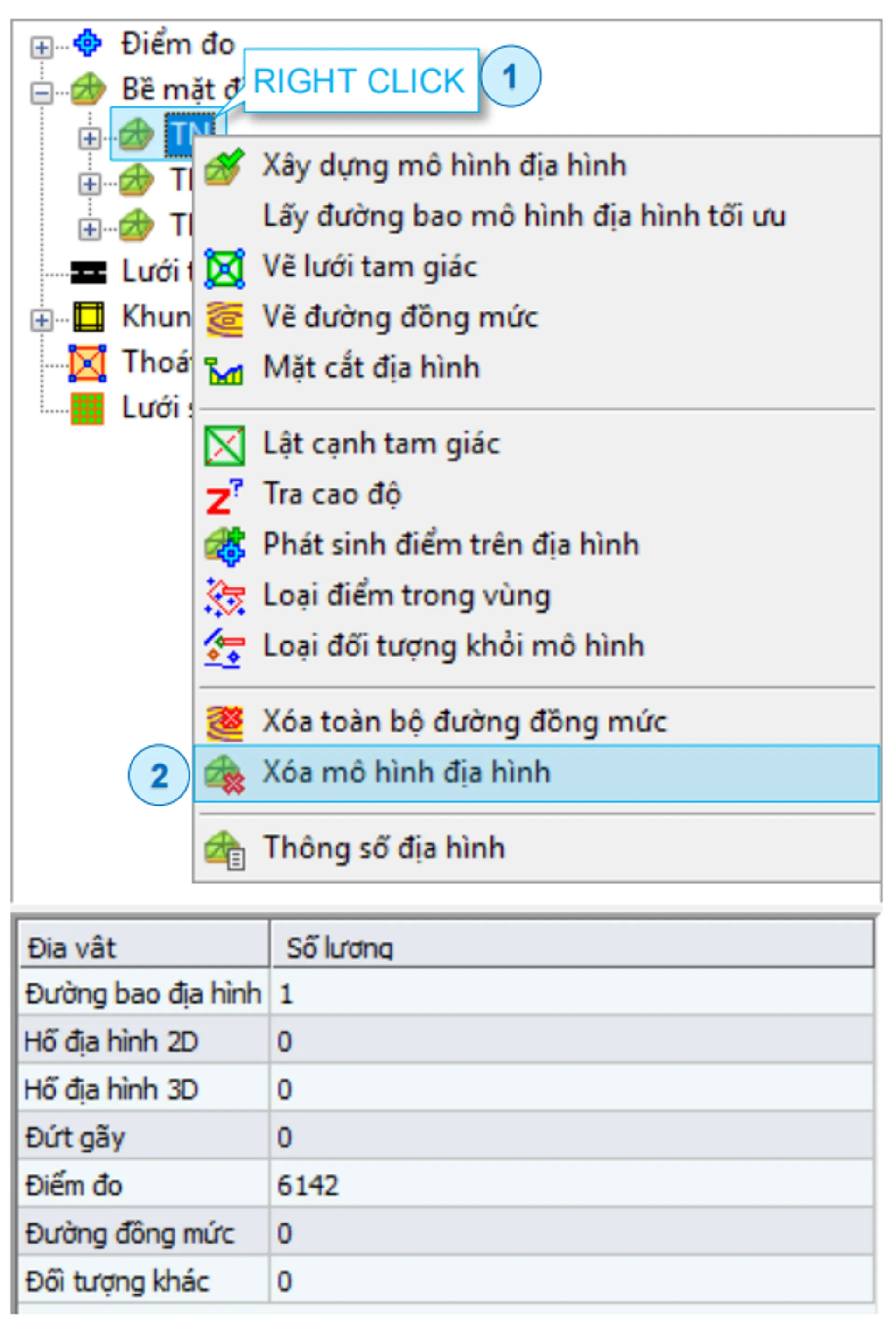 Xóa bề mặt địa hình