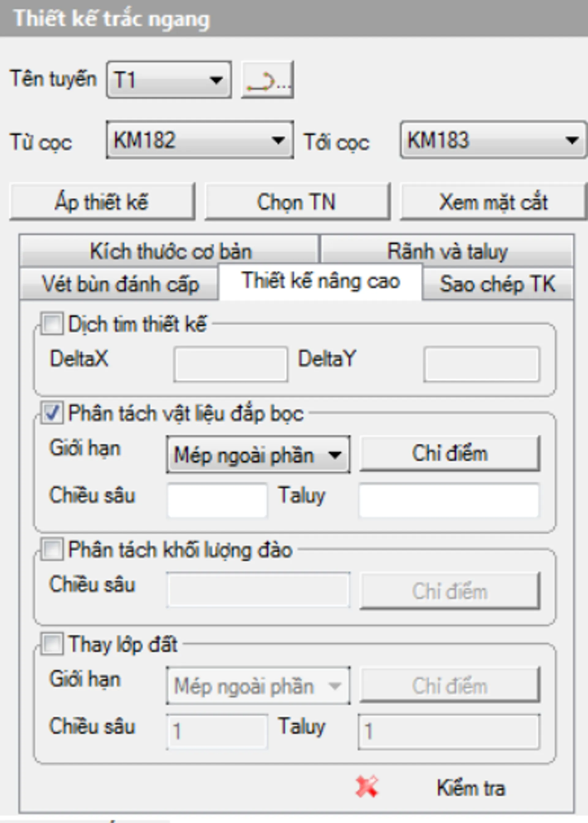 Khai báo bảng ký hiệu địa vật