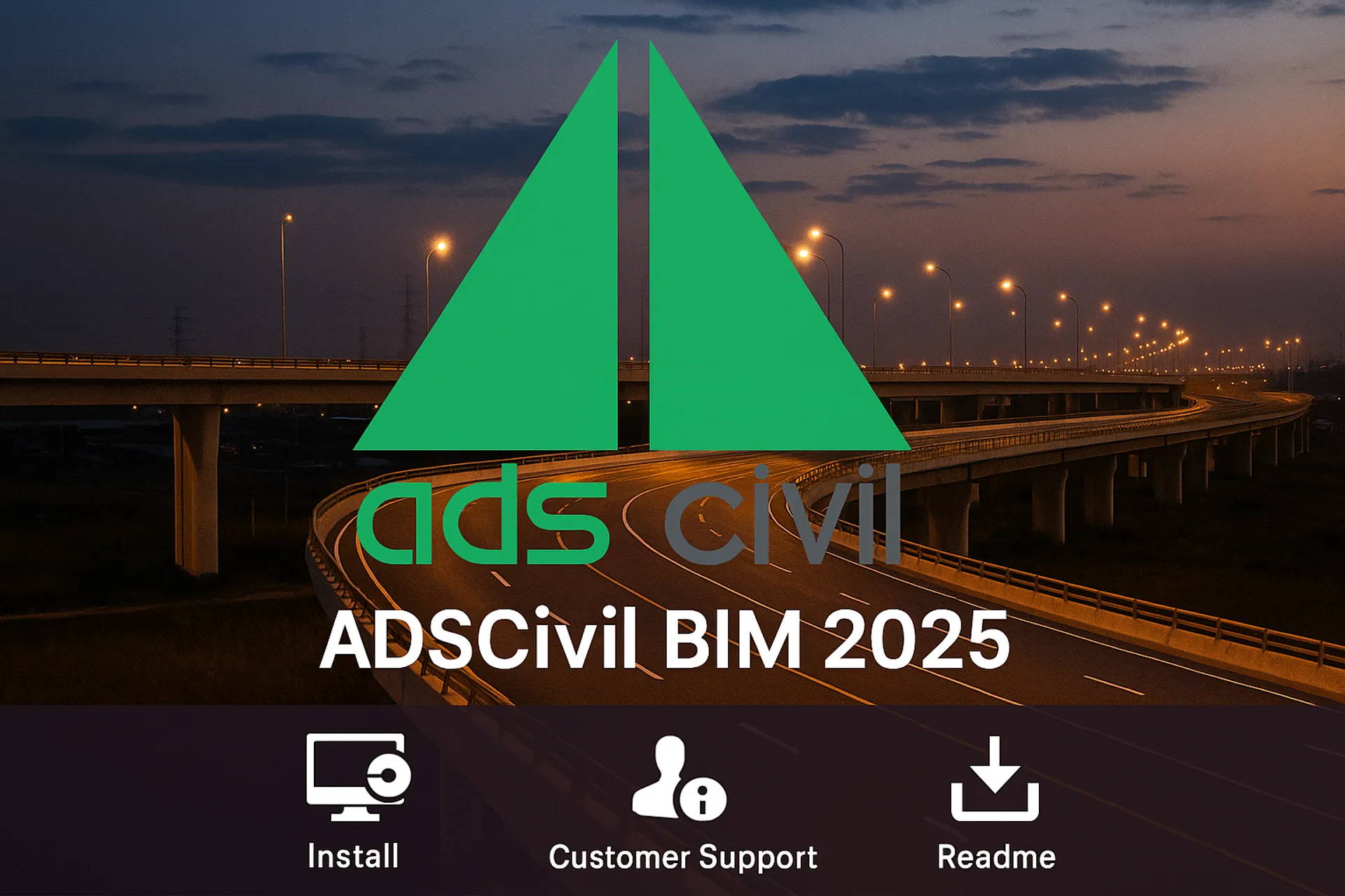 Cài đặt ADSCivil phiên bản khóa mạng 2025