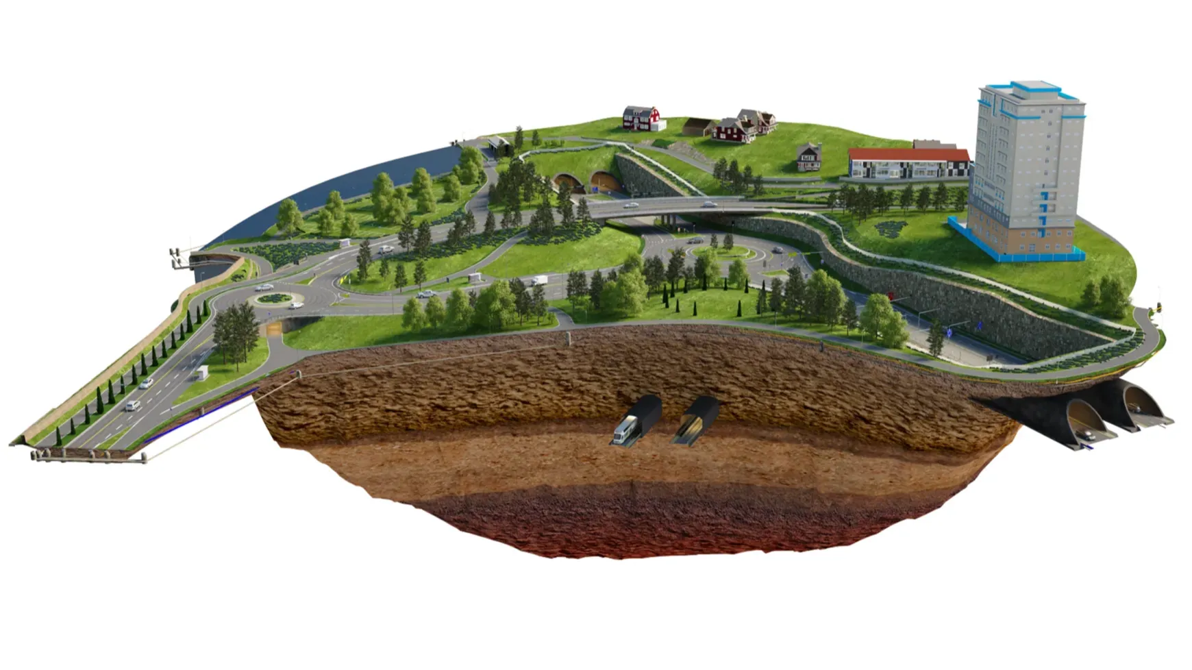 3D BIM MODEL OF WOOD INFRASTRUCTURE WORKS