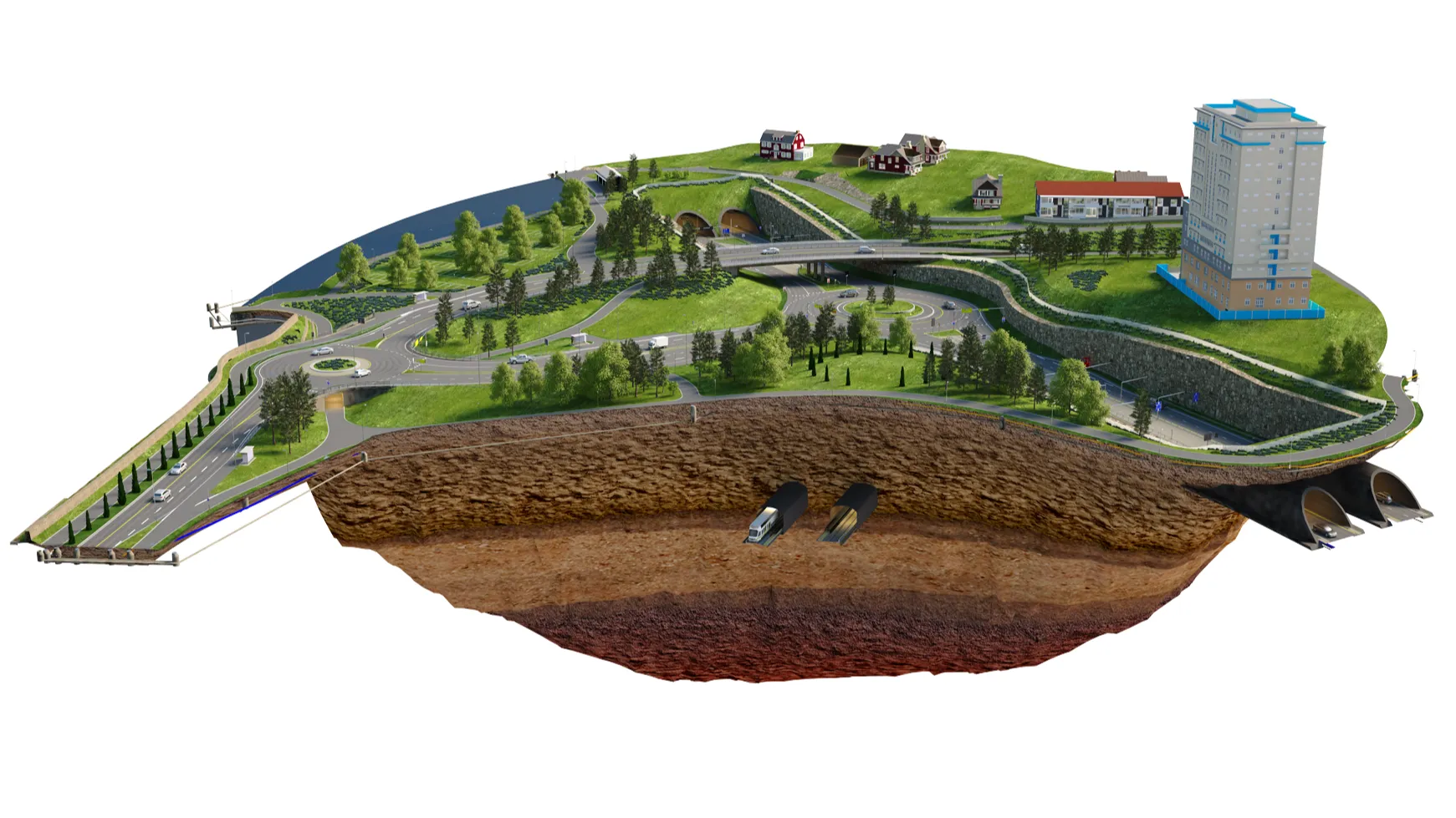 MÔ HÌNH 3D BIM CÔNG TRÌNH HẠ TẦNG